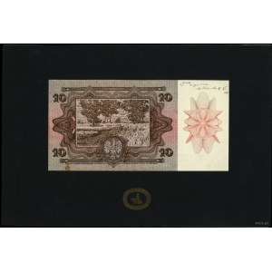 10 złotych - druk strony odwrotnej, 2.01.1928; seria 1A...