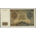 100 złotych, 1.08.1941; seria D, numeracja 0802980; Luc...
