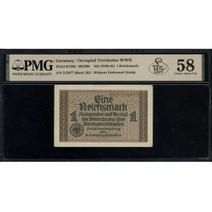 Reichskreditkasse. 1 Reichsmark, bez daty (1940-1945); ...