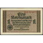 Reichskreditkasse. 1 Reichsmark, bez daty (1940-1945); ...
