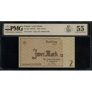 2 marki, 15.05.1940; bez oznaczenia serii, numeracja 21...