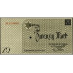 20 marek, 15.05.1940; wzór bez oznaczenia serii, numera...