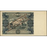 500 złotych, 15.07.1947; obustronnie czerwony ukośny na...