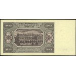 20 złotych, 1.07.1948; czerwony ukośny nadruk “WZÓR” ty...