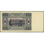 20 złotych, 1.07.1948; seria D, numeracja 7510832; Luco...