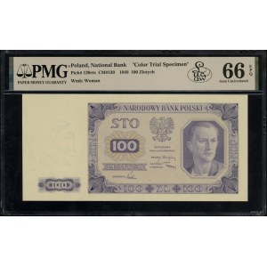 100 złotych, 1.07.1948; bez oznaczenia serii i numeracj...
