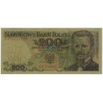 200 złotych, 1.06.1986; seria CR, numeracja 0406230; Lu...