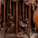 A BAMBOO BRUSH HOLDER, BITONG