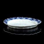 A 'BLUE AND WHITE' PORCELAIN DISH
