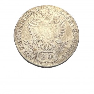 Austria 20 Kreuzer 1803 B FRANCIS II. Kremnica