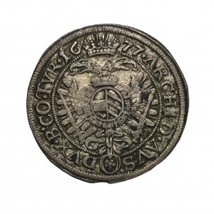 Austria VI. kreuzer 1677 LEOPOLD I. Vienna