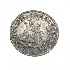 Austria TYROL ¼ Thaler Archduke LEOPOLD V. 1632 Hall, planchet defekt