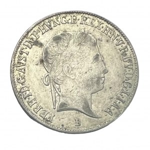 Hungary 20 Kreuzer 1842 B FERDINAND I. Kremnica