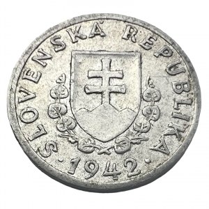 Slovak rep. WWII. 20 Halierov 1942 Alu