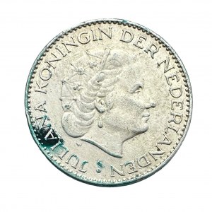 Netherlands 1 Gulden 1958 Wilhelmina Utrecht