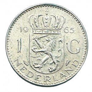 Netherlands 1 Gulden 1965 Wilhelmina Utrecht