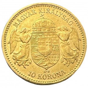 Austria -Hungary 10 Corona Hungary 1893 K.B. FJI.