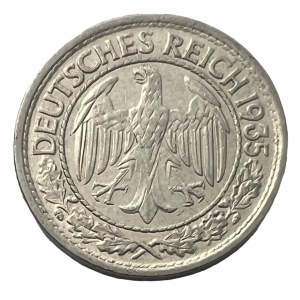 Deutches Reich 50 Reichspfennig 1935 A
