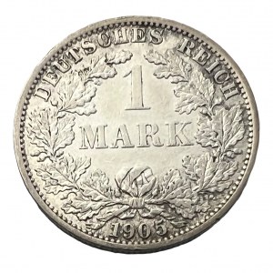 Deutches Reich 1 Mark 1905 A small shield