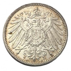 Deutches Reich 1 Mark 1914 A small shield