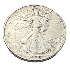 USA LIBERTY HALF Dollar 1938