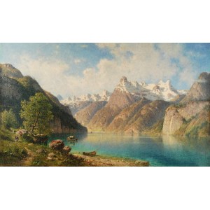 Aleksander ŚWIESZEWSKI (1839-1895), Alpenlandschaft