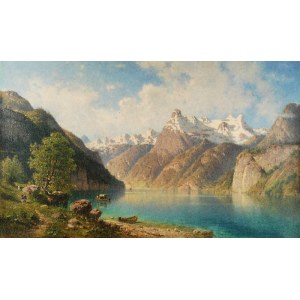 Aleksander ŚWIESZEWSKI (1839-1895), Alpine Landscape