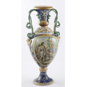 Neo-Renaissance amphora with miniatures
