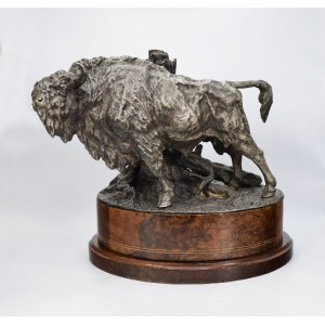 Bison sculpture