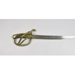 Officer's saber of the French light cavalry, AN XI, in scabbard