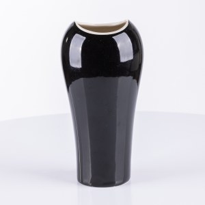 Mirostowickie Zakłady Ceramiczne, Vase N006 - schwarz