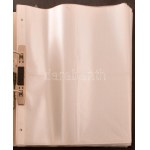 A4-es gyűrűs képeslap album kb. 400 férőhellyel / A4 size postcard album for cca. 400 postcards