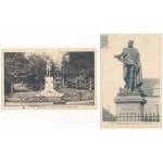 20 db RÉGI francia képeslap vegyes minőségben: híres emberek szobrai / 20 pre-1945 French postcards in mixed quality...
