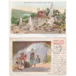 21 db RÉGI képeslap világkiállításokról: francia, angol, belga / 21 pre-1945 postcards of World's Expos: French...