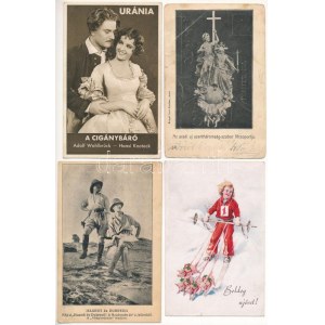 18 db RÉGI képeslap vegyes minőségben: történelmi magyar városok és motívumok / 18 pre-1945 postcards in mixed quality...