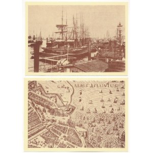 9 db RÉGI képeslap: vallás és német hajók / 9 pre-1945 postcards: religion and German ships