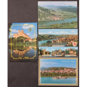 Kb. 100 db MODERN postatiszta külföldi város képeslap vegyes minőségben / Cca. 100 modern unused European town...