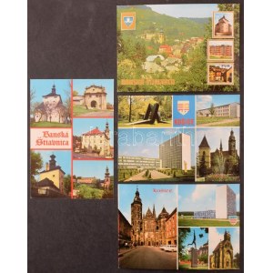 Kb. 110 db MODERN postatiszta külföldi város képeslap vegyes minőségben / Cca. 110 modern unused European town...