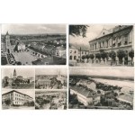 JÁSZ-NAGYKUN-SZOLNOK VÁRMEGYE - 60 db MODERN magyar város képeslap (1950-1960)