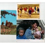 INDIA - 40 db modern nagyobb méretű képeslap / 40 modern bigger sized postcards