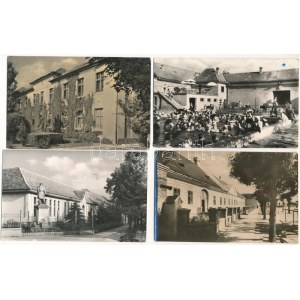 BÉKÉS VÁRMEGYE - 34 db MODERN magyar város képeslap (1950-1960)