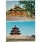 20 db használatlan Peking képeslap 2 tokban, 1960 körüli kiadás