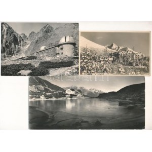 18 db MODERN Magas Tátra képeslap / 18 modern Vysoké Tatry postcards (High Tatras)