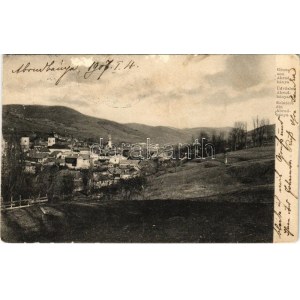 1907 Abrudbánya, Abrud; látkép / general view (ázott sarok / wet corner)