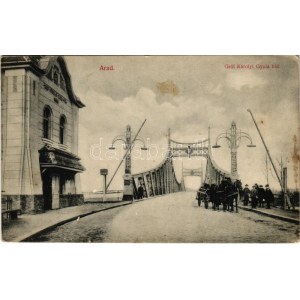 Arad, Gróf Károlyi Gyula híd (Erzsébet híd) / bridge (Rb)