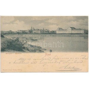 1900 Arad, Maros-part / Marosufer / Mures riverside (fl)