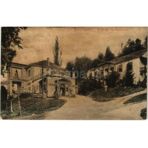 1911 Bártfa, Bártfafürdő, Bardejovské Kúpele, Bardiov, Bardejov; Zsófi lak és édesforrás...