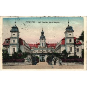 1924 Cseklész, Ceklís, Bernolákovo; Gróf Eszterházy Károly kastély / castle