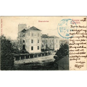 1906 Ógyalla, Ó-Gyalla, Stara Dala, Hurbanovo; obszervatórium, csillagvizsgáló. Elbert Fülöp kiadása / Observatorium ...