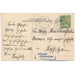 1908 Pozsony, Pressburg, Bratislava; vár, zsinagóga / castle, synagogue (EK)
